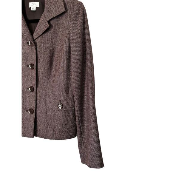 Ann Taylor Women’s Size 6 Suit Jacket Blazer Vintage Wool Blend Five Buttons - Picture 4 of 15